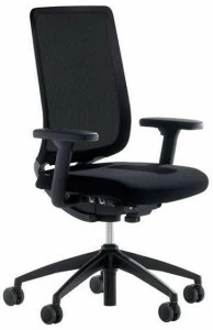 Brunner Офисный стул из ткани с 5 спицами и подлокотниками Too