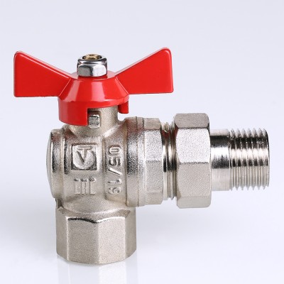 VT.228.N.04 Кран шаровой VALTEC BASE угловой с полусгоном Valtec 1/2"  - Вид №8