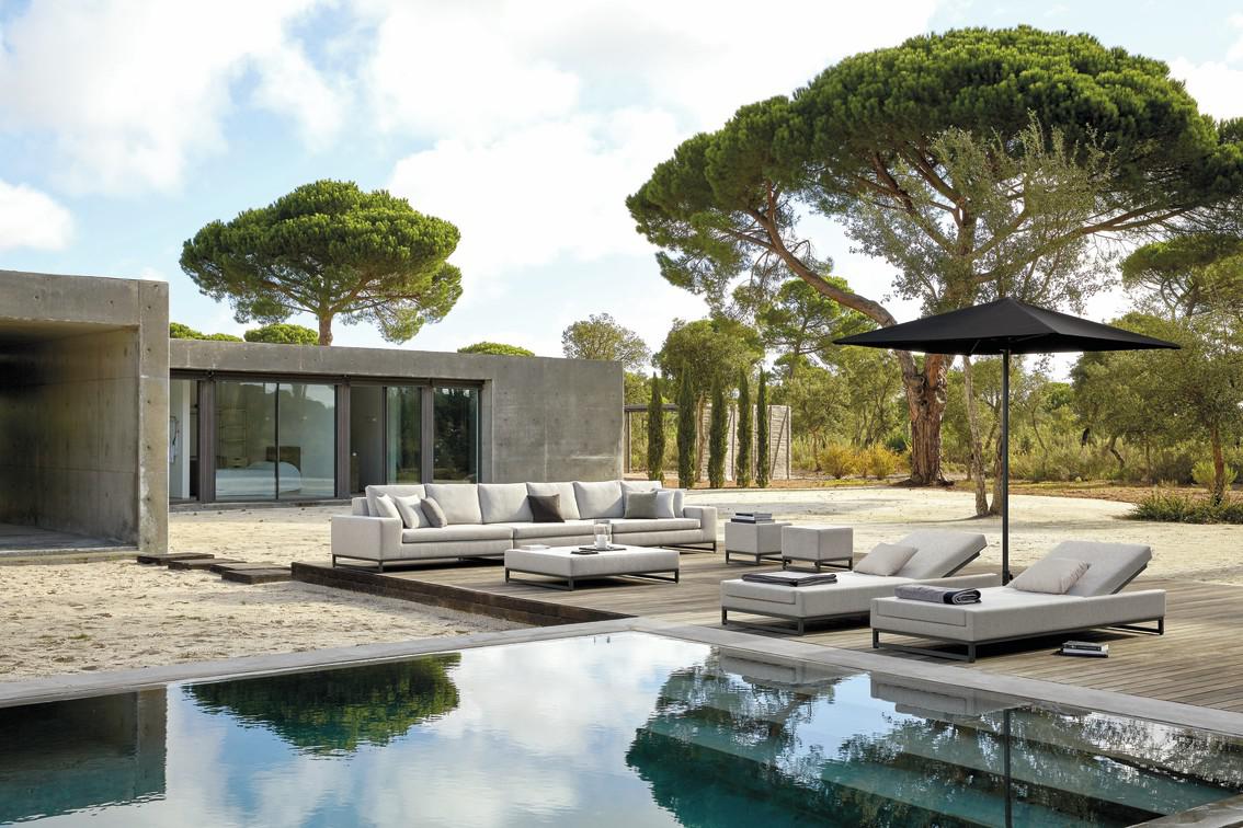 MNST412 Диван фиксированный lotus smokey 234 Manutti Zendo - Вид №4