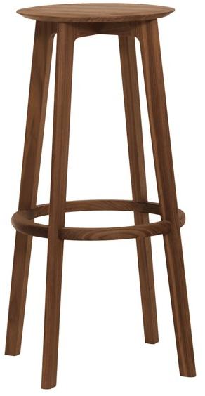 ZEITRAUM Барный стул из массива дерева с подставкой для ног 1.3 sun-id-1427242 - Вид №5