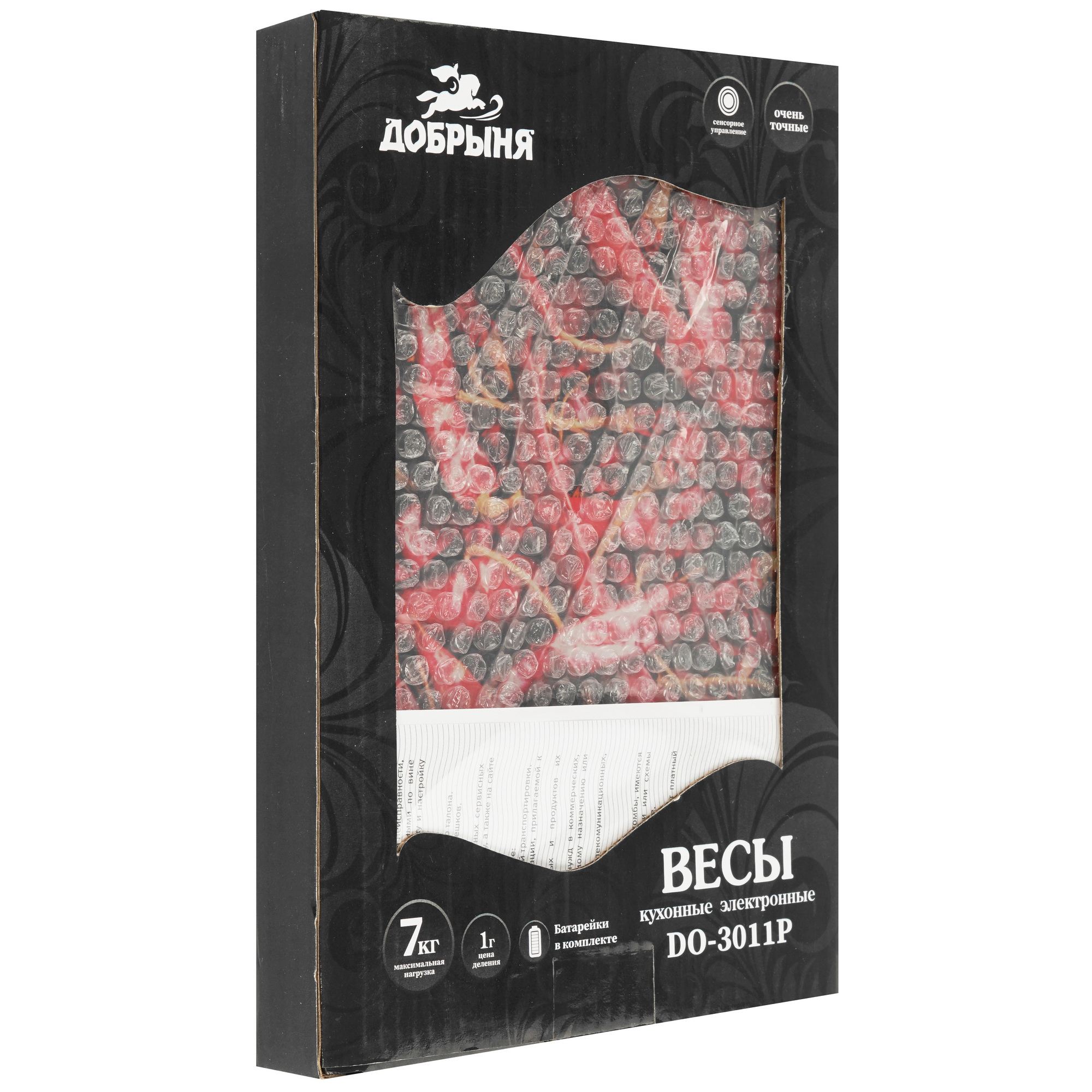 9071884 Кухонные весы Добрыня DO-3011P красный STDN-0007099 - Вид №7