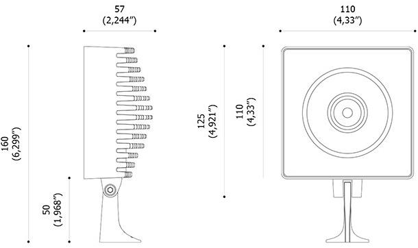 Aldabra Регулируемый алюминиевый светодиодный проектор для улицы Luxor sun-id-1473762 - Вид №7