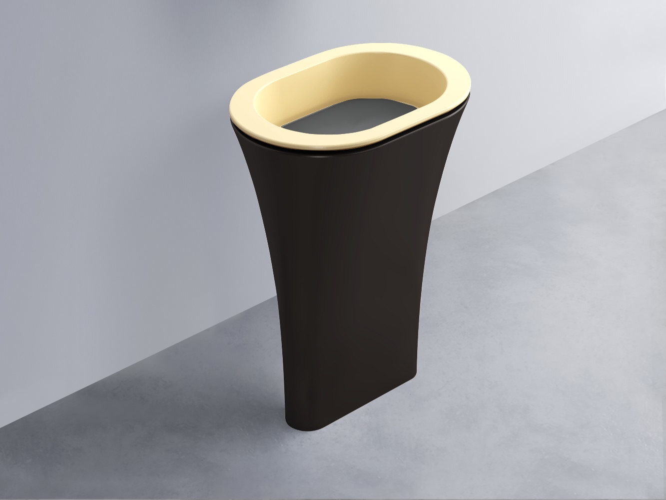 AMLA65-CN+AMPILO-CM+AMCOLO-LV Раковина Amedeo Ovale отдельностоящая cielo Enjoy + Amedeo Ceramica Cielo