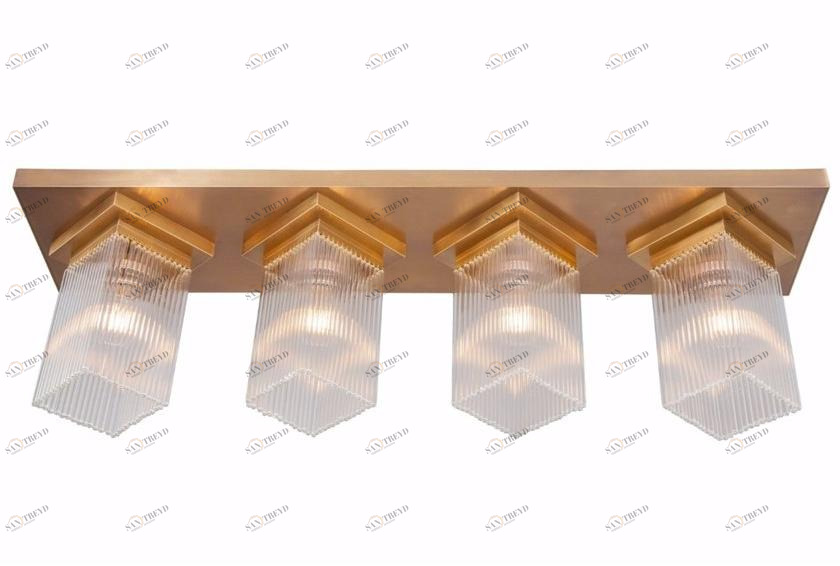 Patinas Lighting Потолочный светильник из латуни и стекла Monaco sun-id-1365566