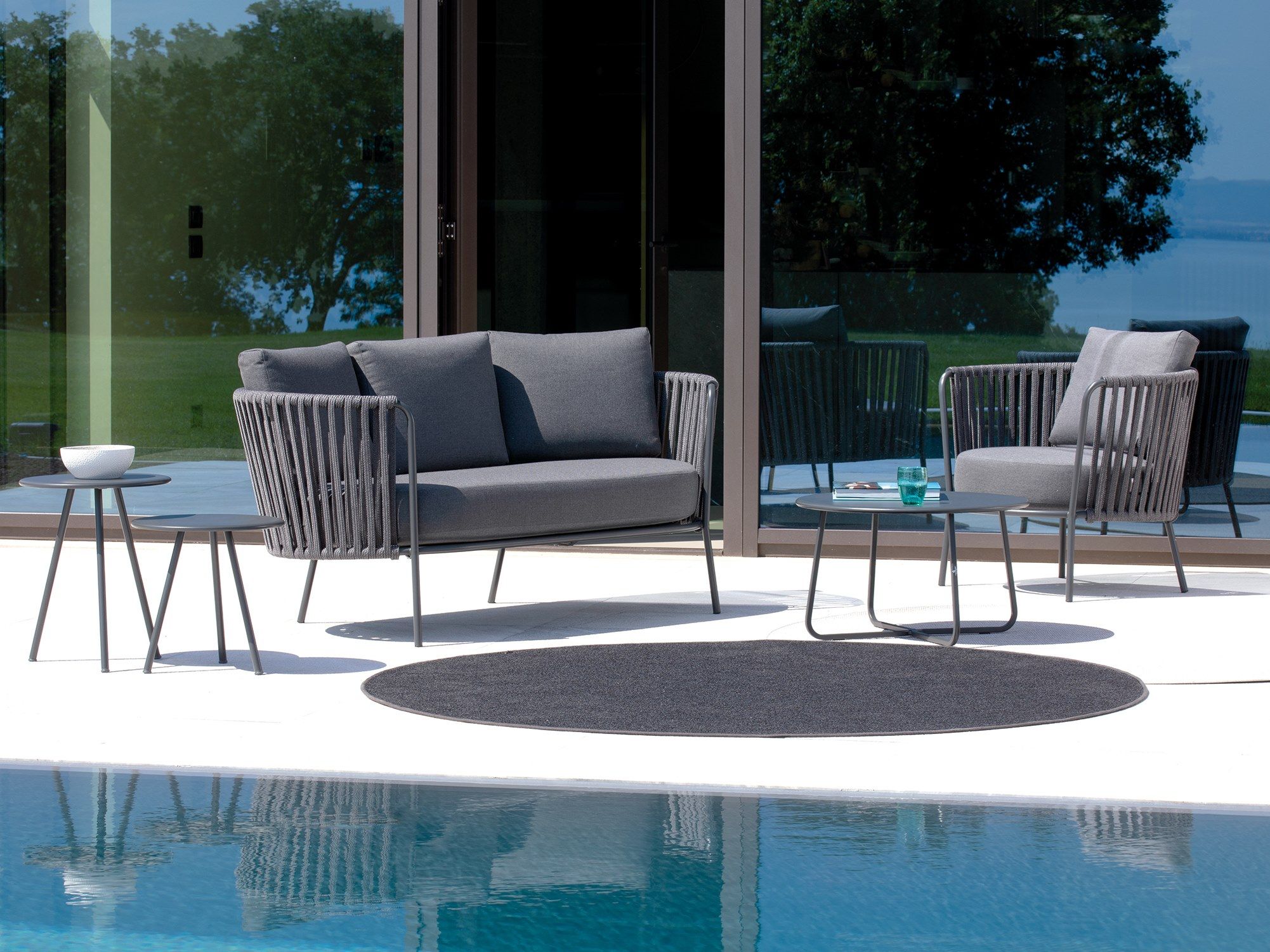 4-местный тканевый садовый диван Vermobil Daisy Rope ARCH-00151922 - Вид №2