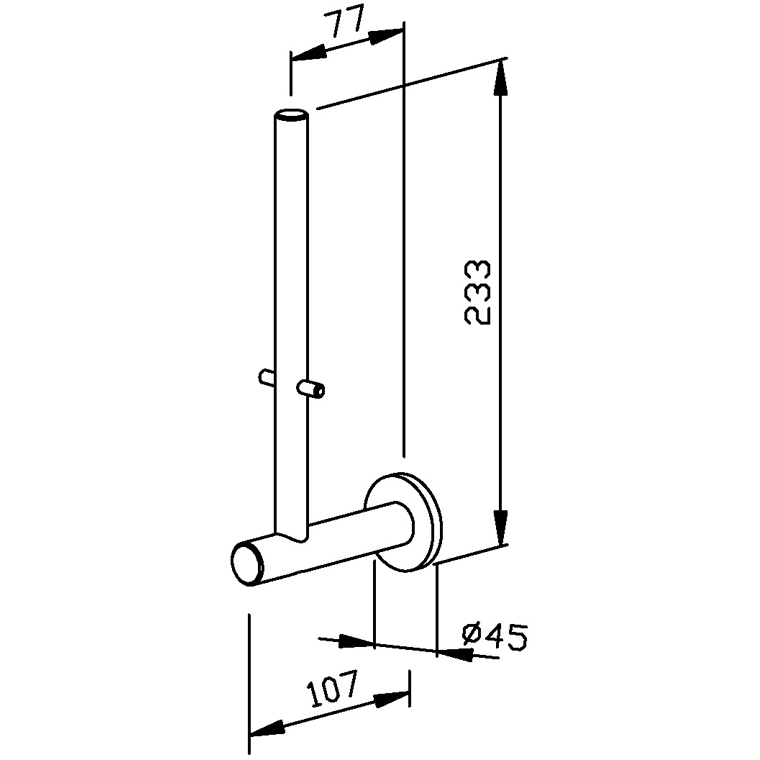 700225 Двойной держатель для рулонов туалетной бумаги AC225-2 WAGNER_EWAR A-LINE Wagner Ewar  - Вид №1
