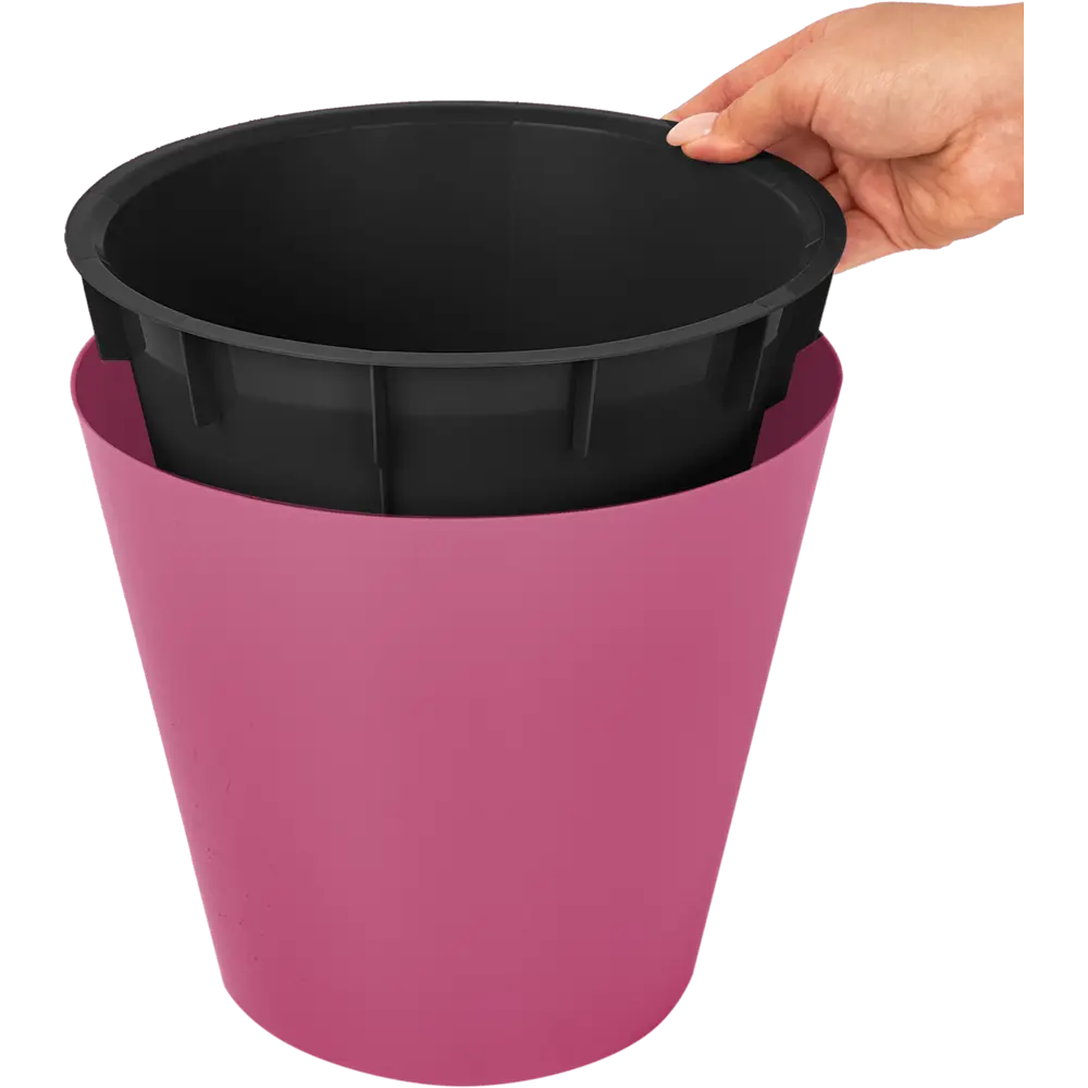 Горшок Ingreen RP London ø19 см v3.3 л брусничный STLM-2005295 - Вид №1