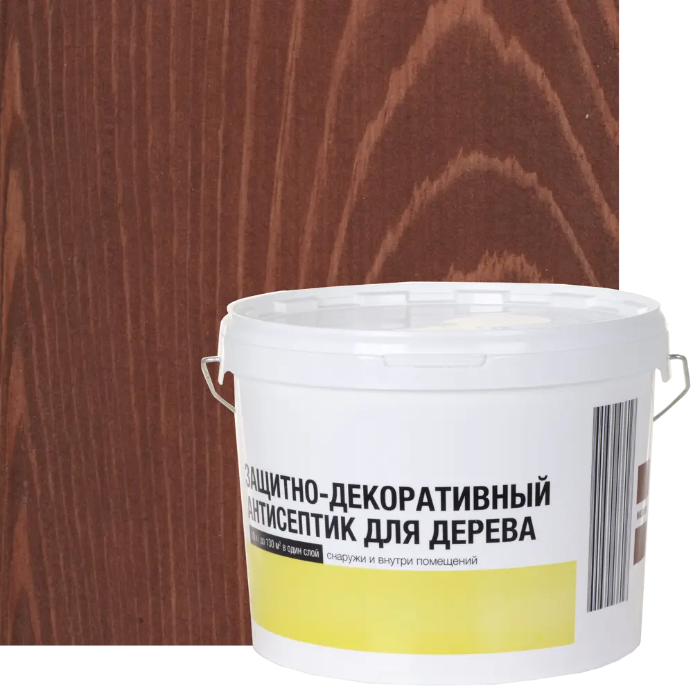 ЛЦ Антисептик махагон матовый 10 л для защиты дерева 82603192