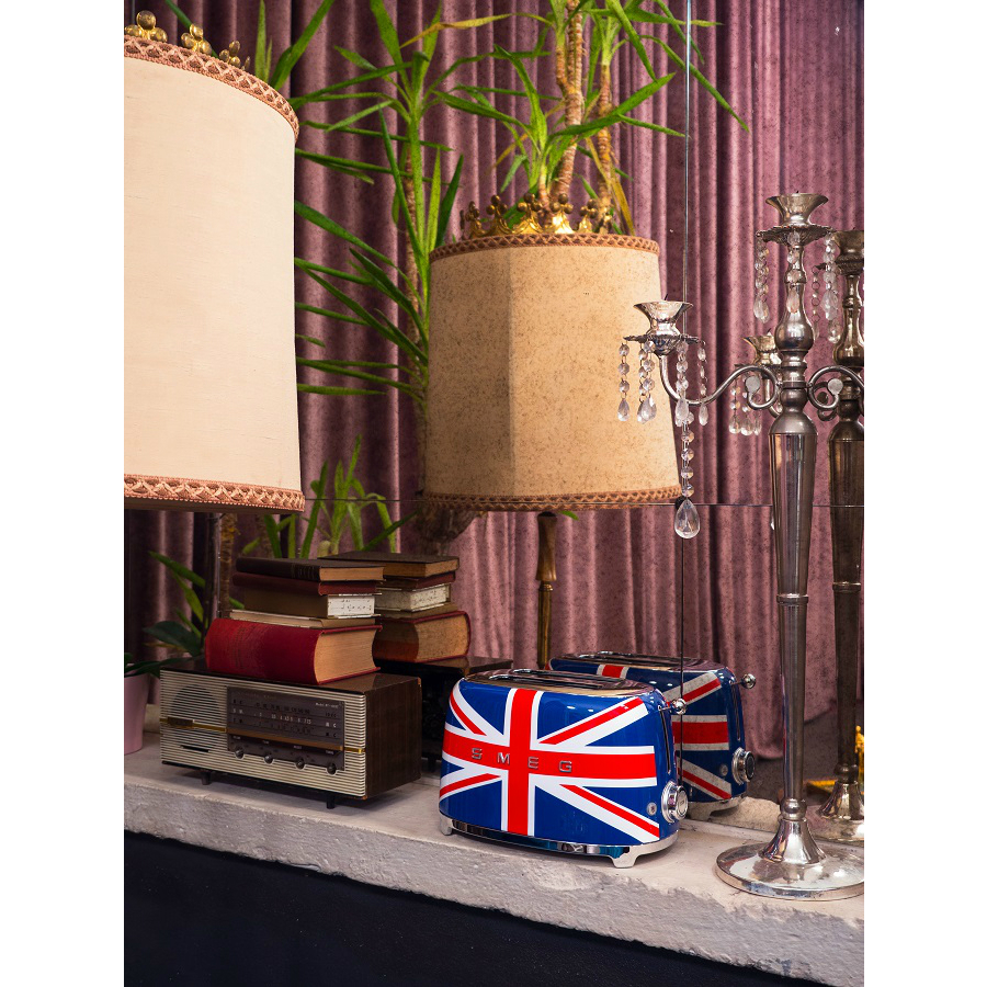 Тостер на 2 ломтика TSF01, британский флаг Smeg TSF01UJEU - Вид №2