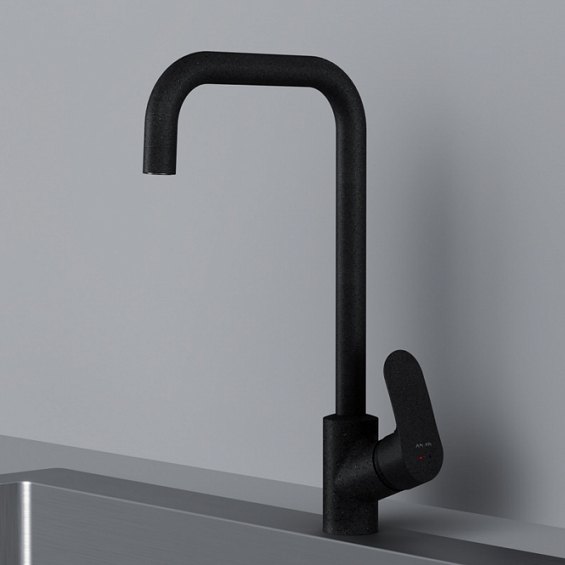 F8006022 смеситель для кухни G-образный излив черный шт. AM.PM Like - Вид №2