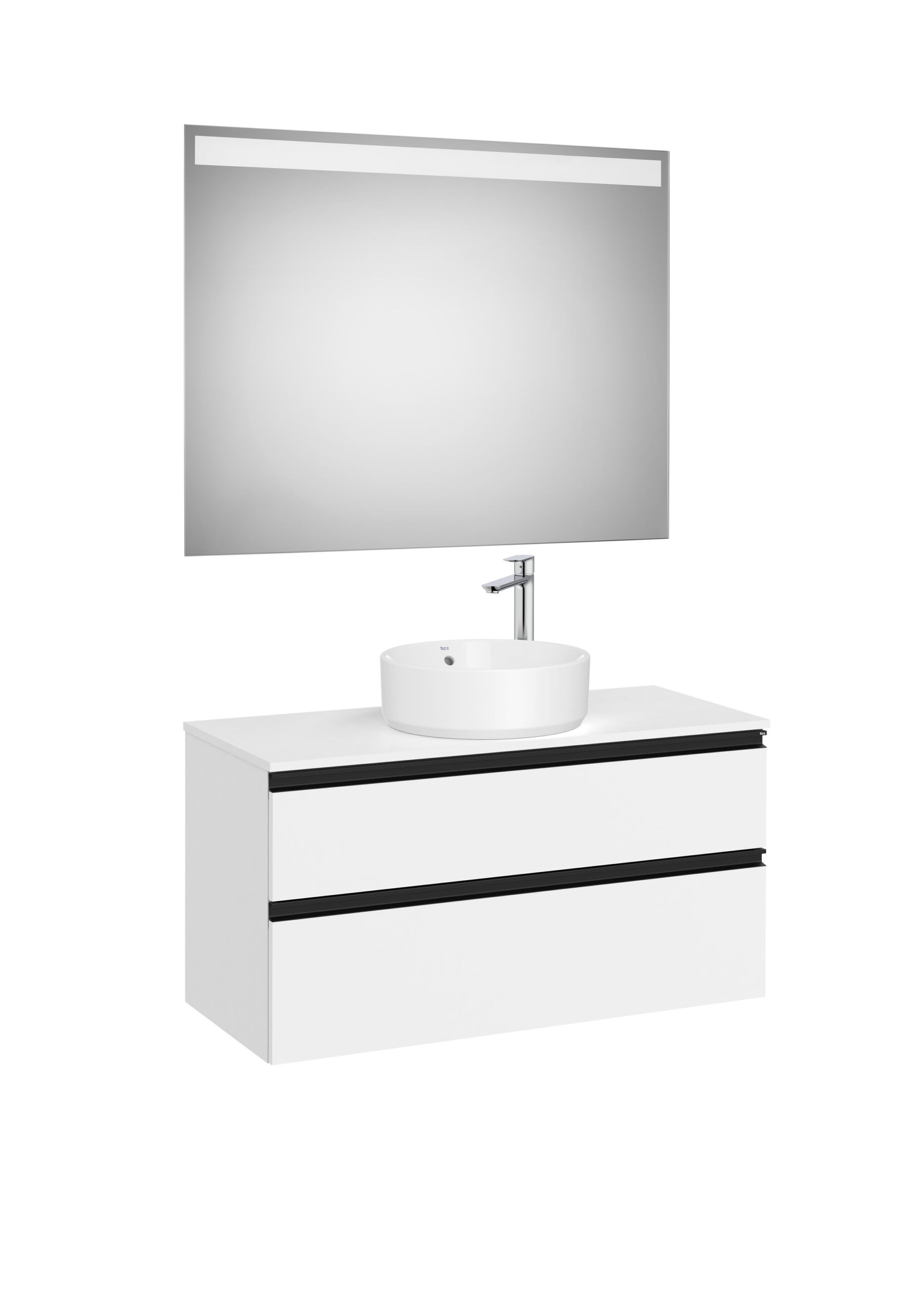 Деревянный шкаф для умывальника с зеркалом и столешницей Roca The Gap ARCH-00120591 - Вид №20