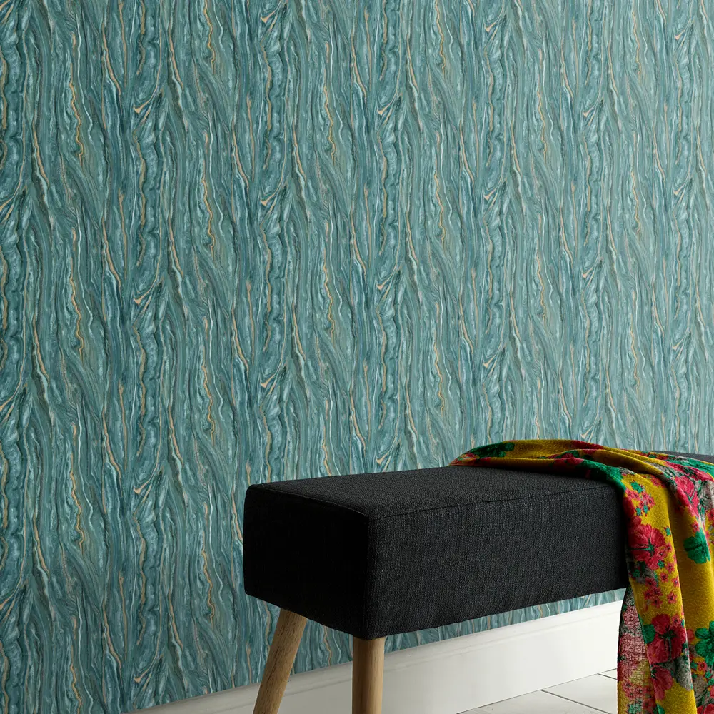 Обои флизелиновые Erismann Elle зелёные 1.06 м 12077-36 STLM-2173359 - Вид №2