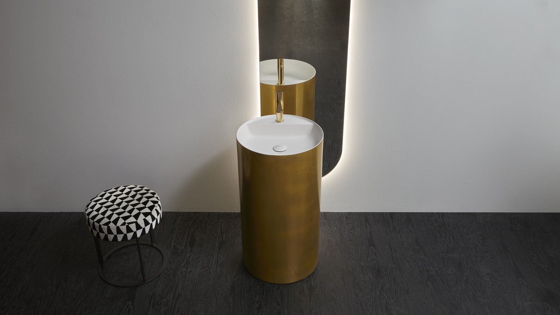 Simplo85 Напольная раковина стоящая прямоугольная Antoniolupi  - Вид №4