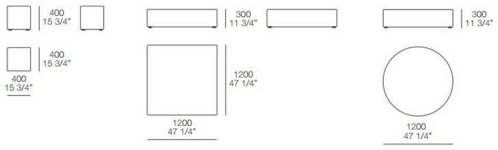 Poliform Пуф из мягкой ткани sun-id-1386344 - Вид №6