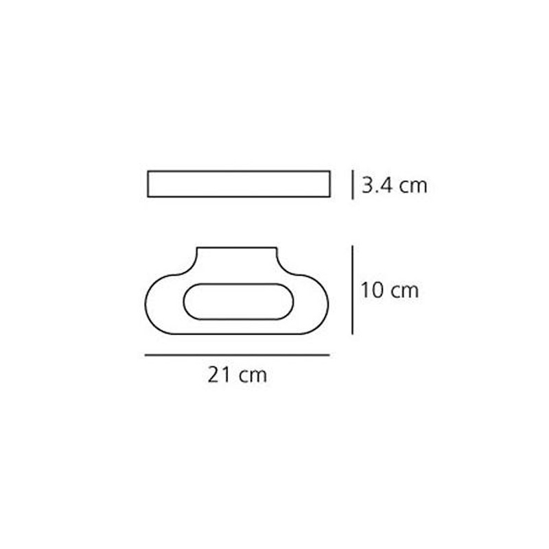 Светильник настенный серебристый Artemide 0613020A ARTEMIDE  00-3882727 Серебро  - Вид №8