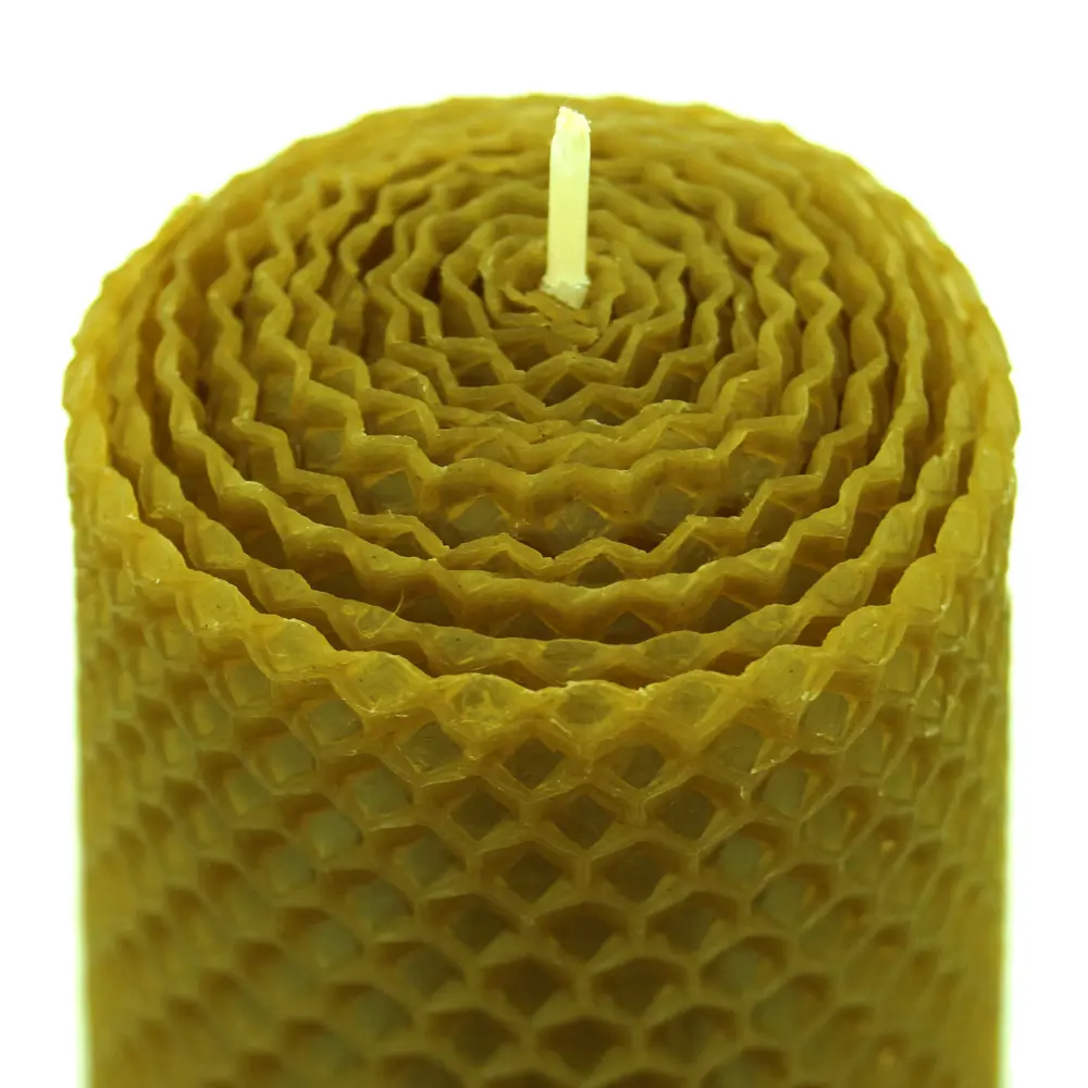 Свеча вощинная цилиндр натуральная 5x13 см EVIS STLM-2134888 - Вид №1