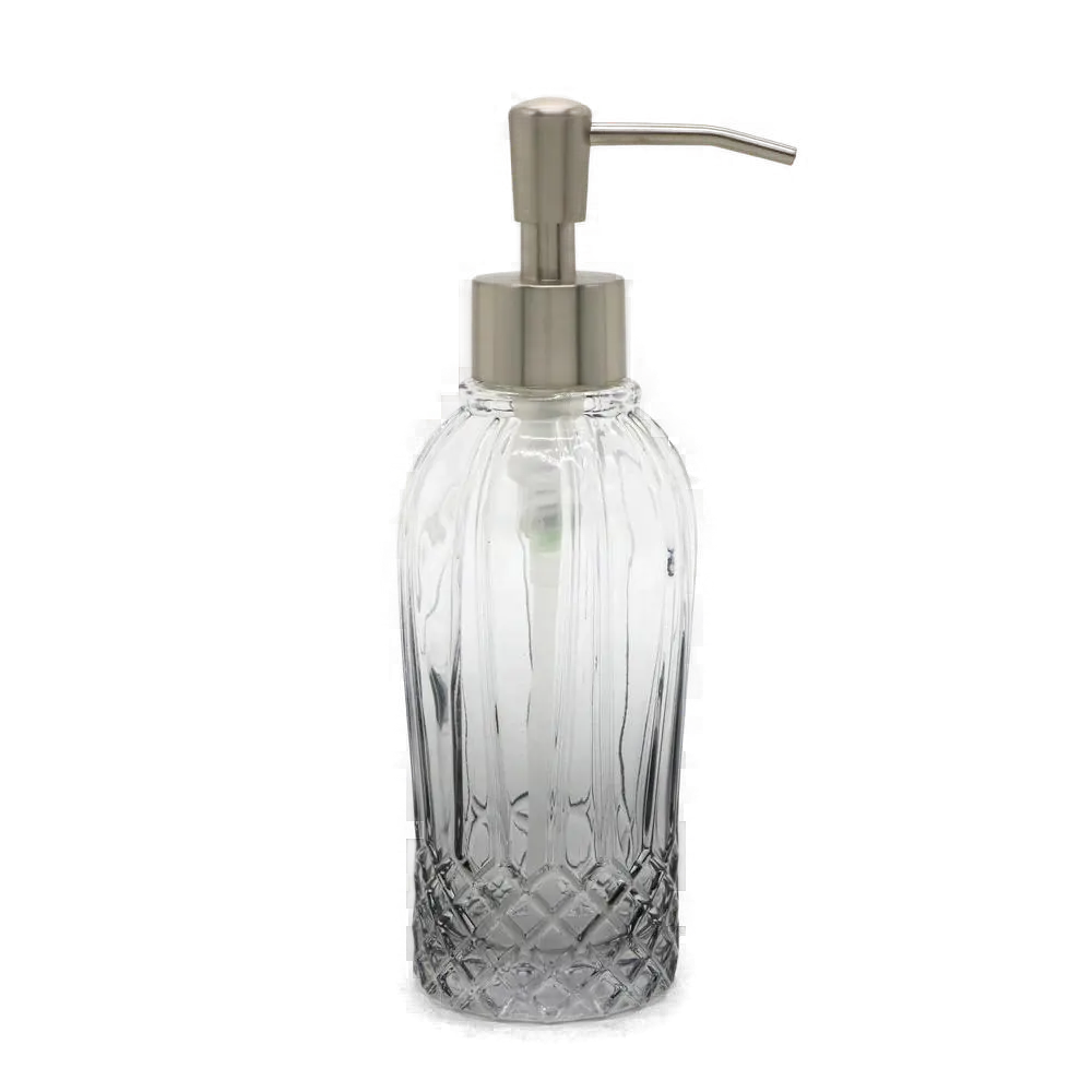 Дозатор для жидкого мыла PROFFI HOME Gray Crystal — серый кристалл для гигиены 89381151 STLM-1577616