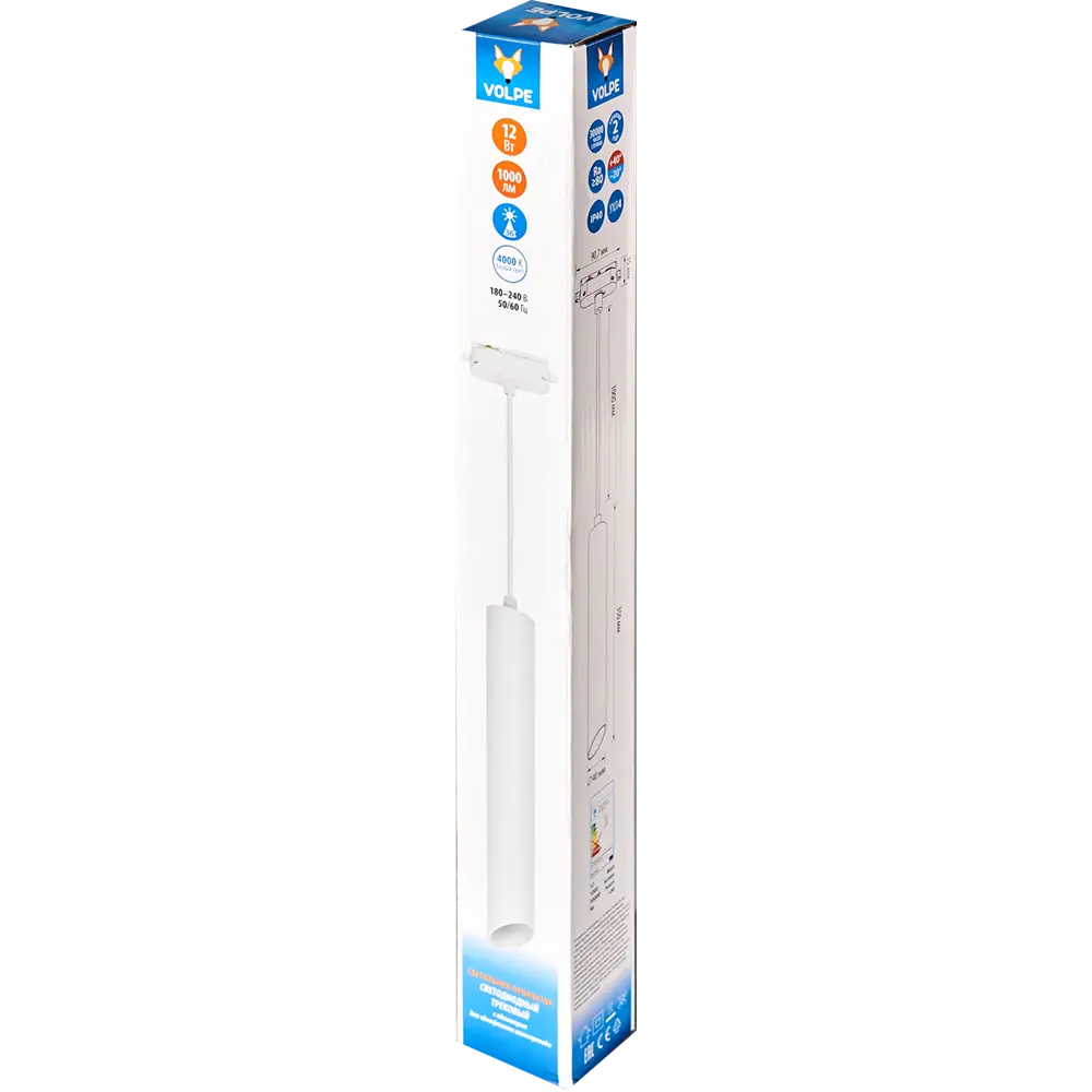 Трековый светильник светодиодный Volpe ULB-Q311 18 Вт, 2 м², цвет белый 82955093 STLM-2020775  - Вид №6