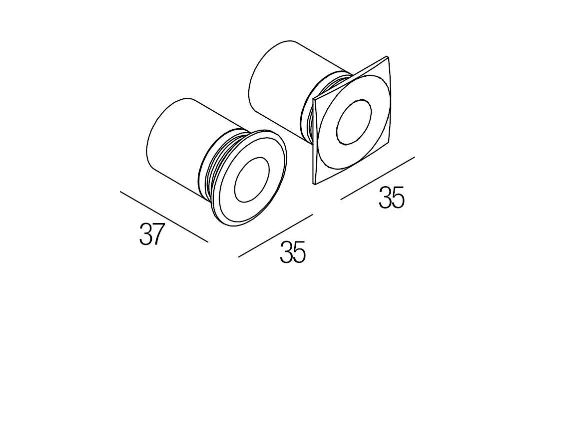 Напольный напольный напольный заполнитель Сид Flexalighting FRONK ARCH-00055351 - Вид №1