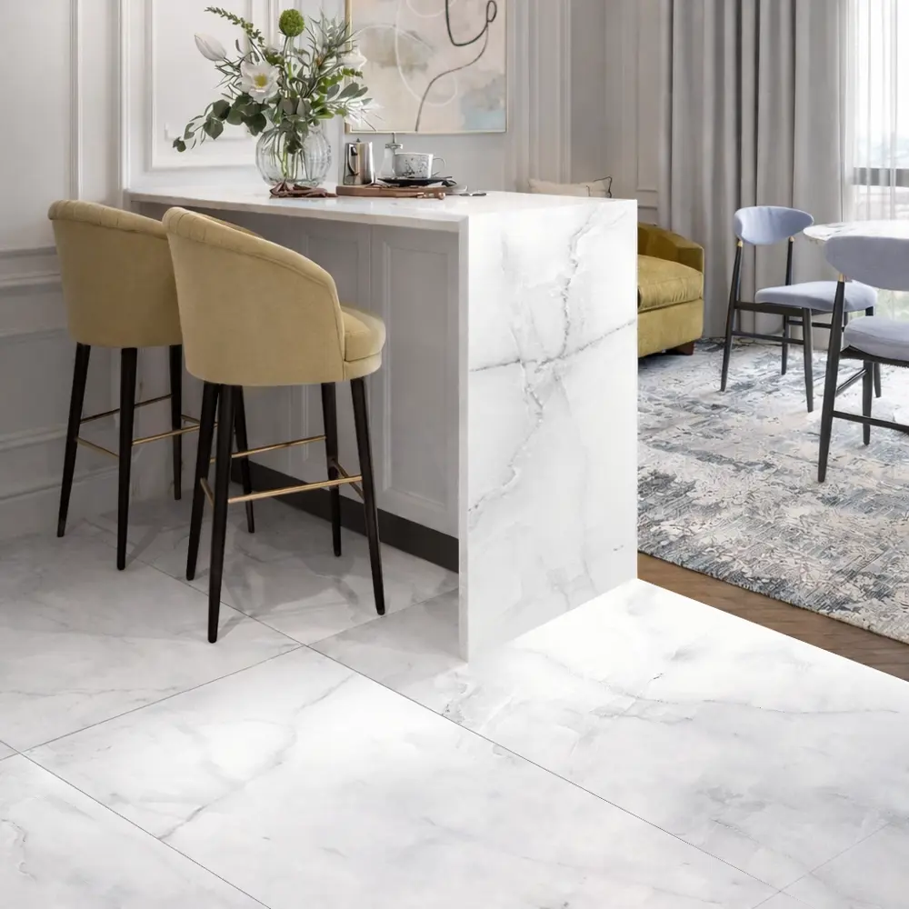 Глазурованный керамогранит Arascato Ice 60x120 см 1.44 м² матовый цвет белый Santreyd Eternal 2026 STLM-2023647