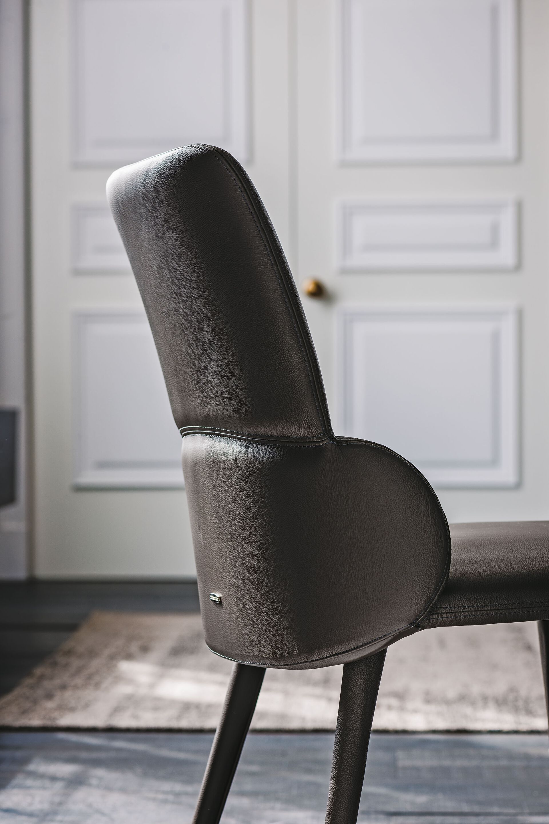 Кожаный мягкий стул Cattelan italia GINGER ARCH-00080205 - Вид №5