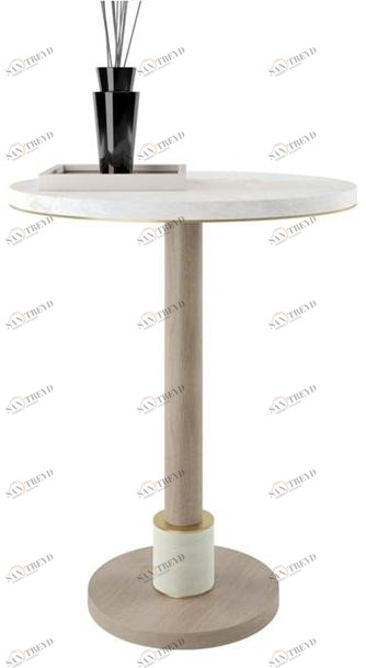 FRATO Круглый деревянный журнальный столик  Ffu260034aaa 