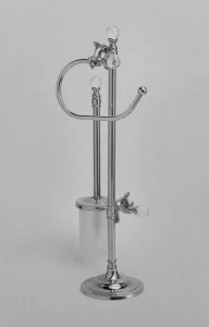 Стойка напольная для унитаза и биде, керамика ART&MAX BAROCCO CRYSTAL AM-1948-Cr-C