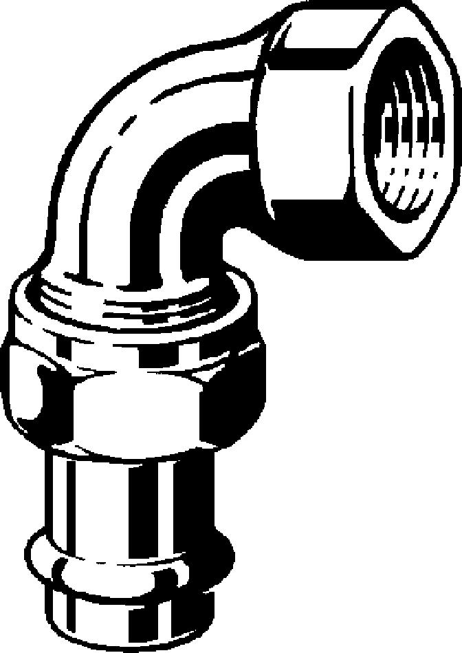 Viega Соединительный элемент резьбовой разъемный 90° Sanpress Inox 2355 (437329) 437 329 - Вид №1