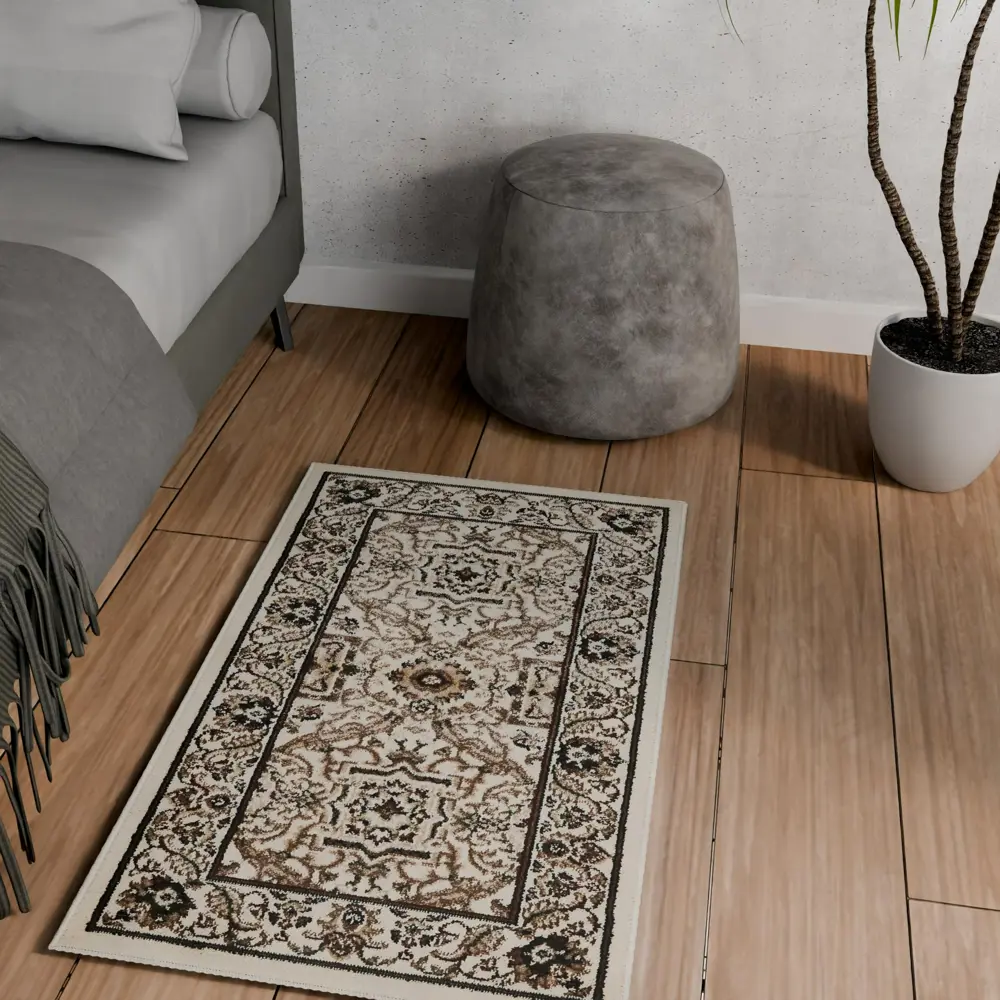 Santreyd Sahara - ковер кремовый 60x100 см с ворсом 8 мм для уюта в интерьере 89348864 STLM-1337215