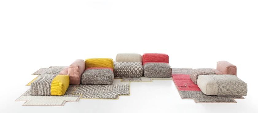 GAN Прямоугольная подушка из шерсти Mangas spaces sun-id-1426162 - Вид №3