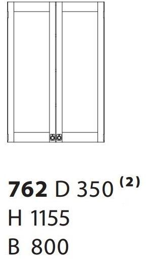 Karl Andersson Деревянный буфет / офисный блок в скандинавском стиле Ka72 762+s73+ks13  - Вид №1