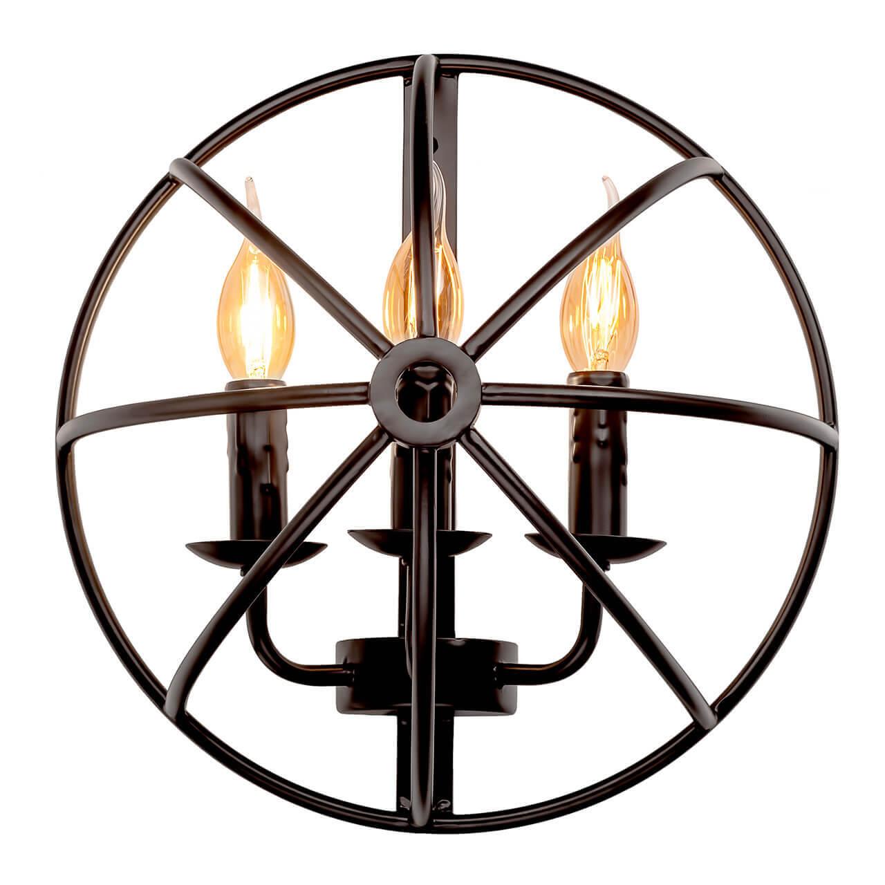 Бра металлическое на 3 лампы коричневое LOFT 1192W LOFT IT КЛЕТКИ 00-3931885 Коричневый  - Вид №1