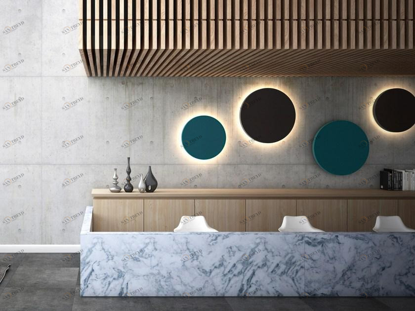 LvB Acoustics Акустическая стеновая панель из войлока со встроенной подсветкой sun-id-1371530