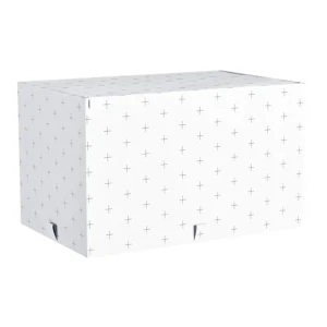 Коробка для хранения 33x56x36 см полиэстер белый