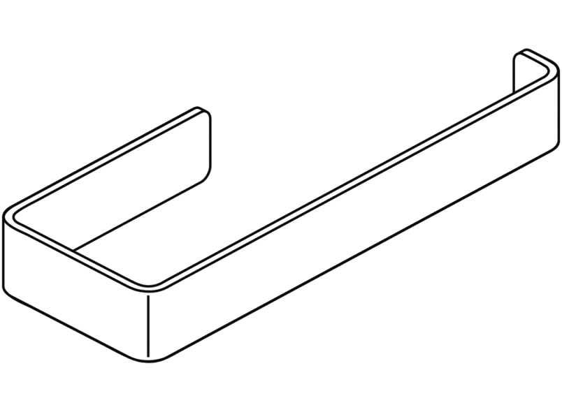 805.21.550 Держатель туалетной бумаги 2-кратный HEWI System 111 | Edelstahl  - Вид №3