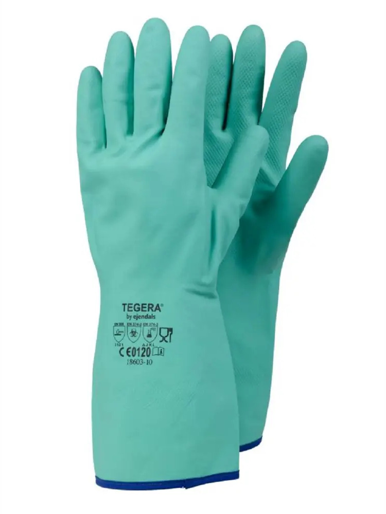 91014690 Перчатки нейлоновые Tegera 18603-10, размер 10, обливные STLM-0839646