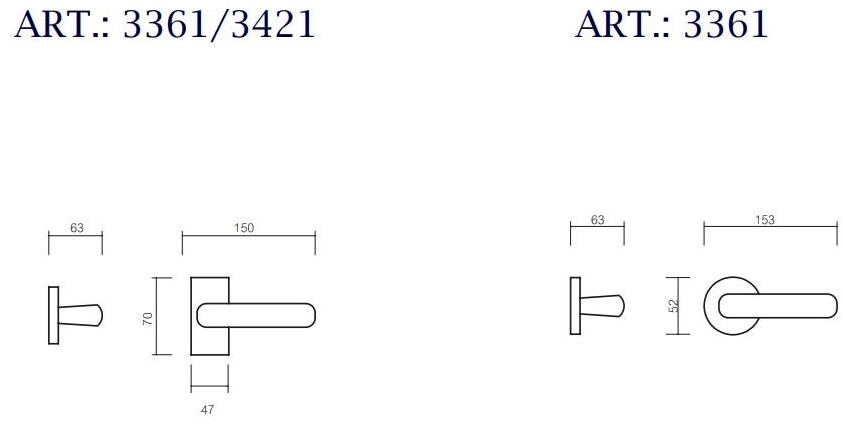 Pasini Ручка из латуни на розетке с замком Cleopatra 3361 - Вид №2