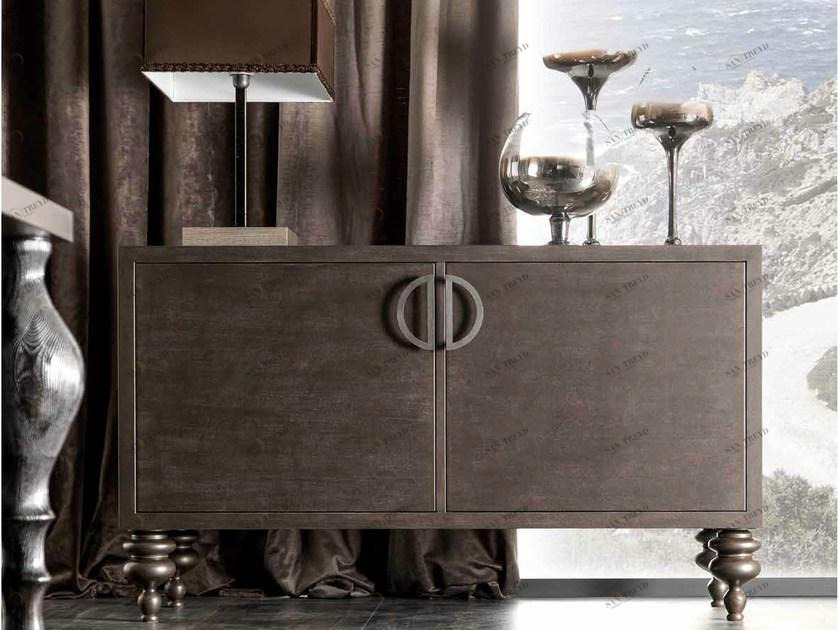 CorteZari Комод с распашными дверцами Zoe gold 405