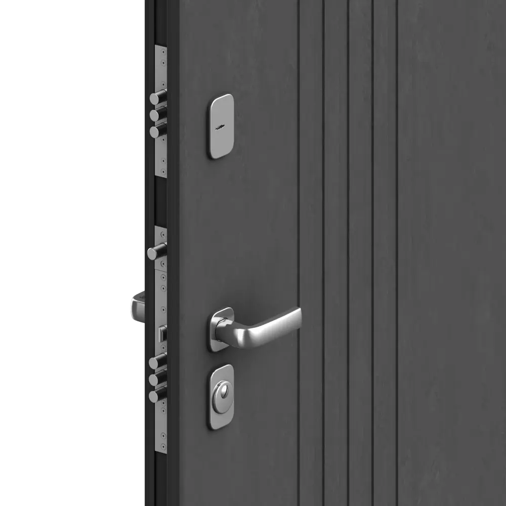 Дверь входная металлическая Премиум Лира 99x205 см правая белый DOORHAN STLM-2101732 - Вид №2
