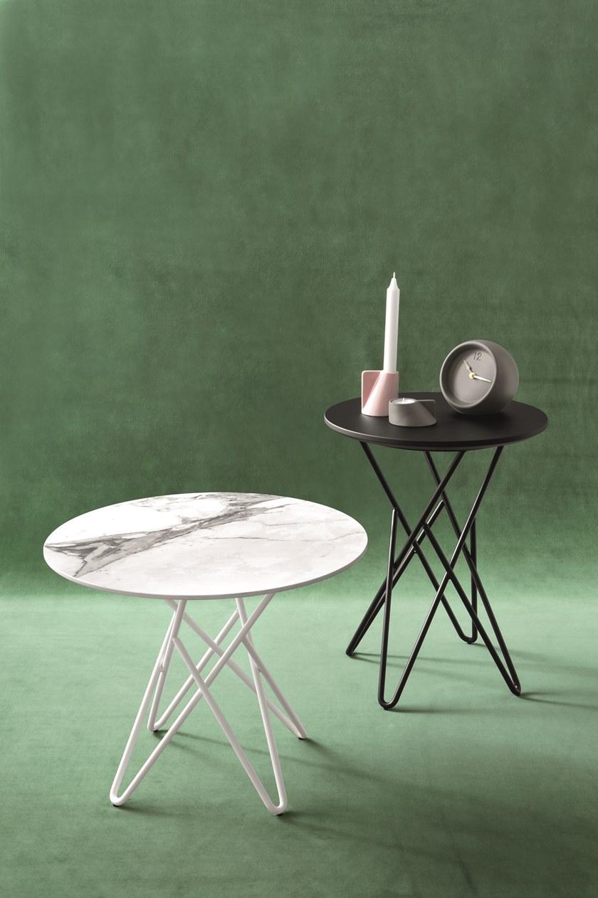 Calligaris Круглый лакированный журнальный столик Stellar Cs5113 - Вид №5