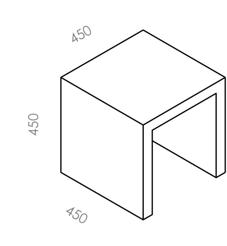 Lucifero's Светящийся бетонный садовый табурет I-cementi sun-id-1500544 - Вид №4
