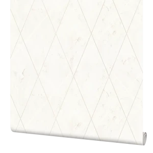 Обои флизелиновые Palitra Life Novopolis белые абстрактные 1.06 м 89411608