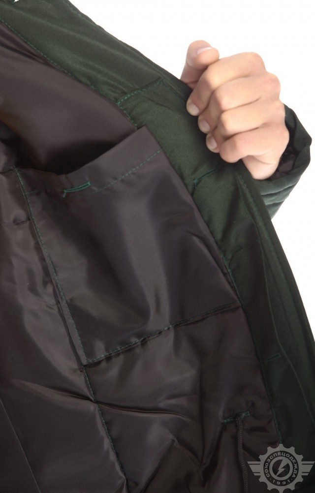 62262 Костюм "Дон" зеленый  Зимняя спецодежда  размер 56-58/170-176  - Вид №12
