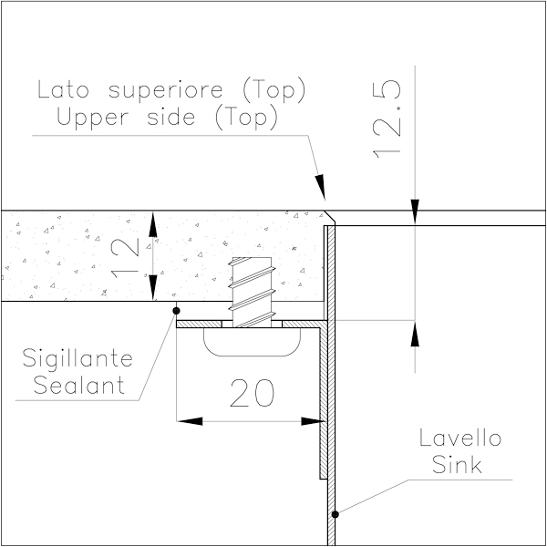 4157019 Раковина Phantom Edge Gold - 4157019 Fosterspa  - Вид №2