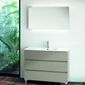 КОМПЛЕКТ МЕБЕЛИ FUSSION LINE 100 СМ GLOSS TAUPE