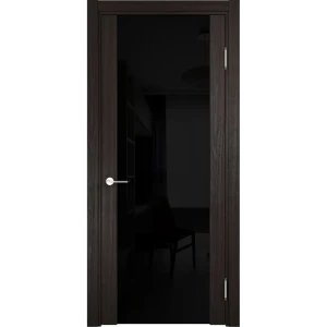Дверь межкомнатная остеклённая Сан-Ремо 90x200 см цвет дуб шоколадный 18133733 STLM-2095547