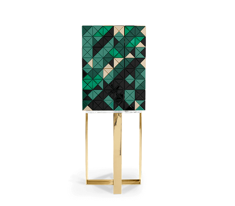 0-328 Пиксельный зеленый шкаф Boca Do Lobo  - Вид №12