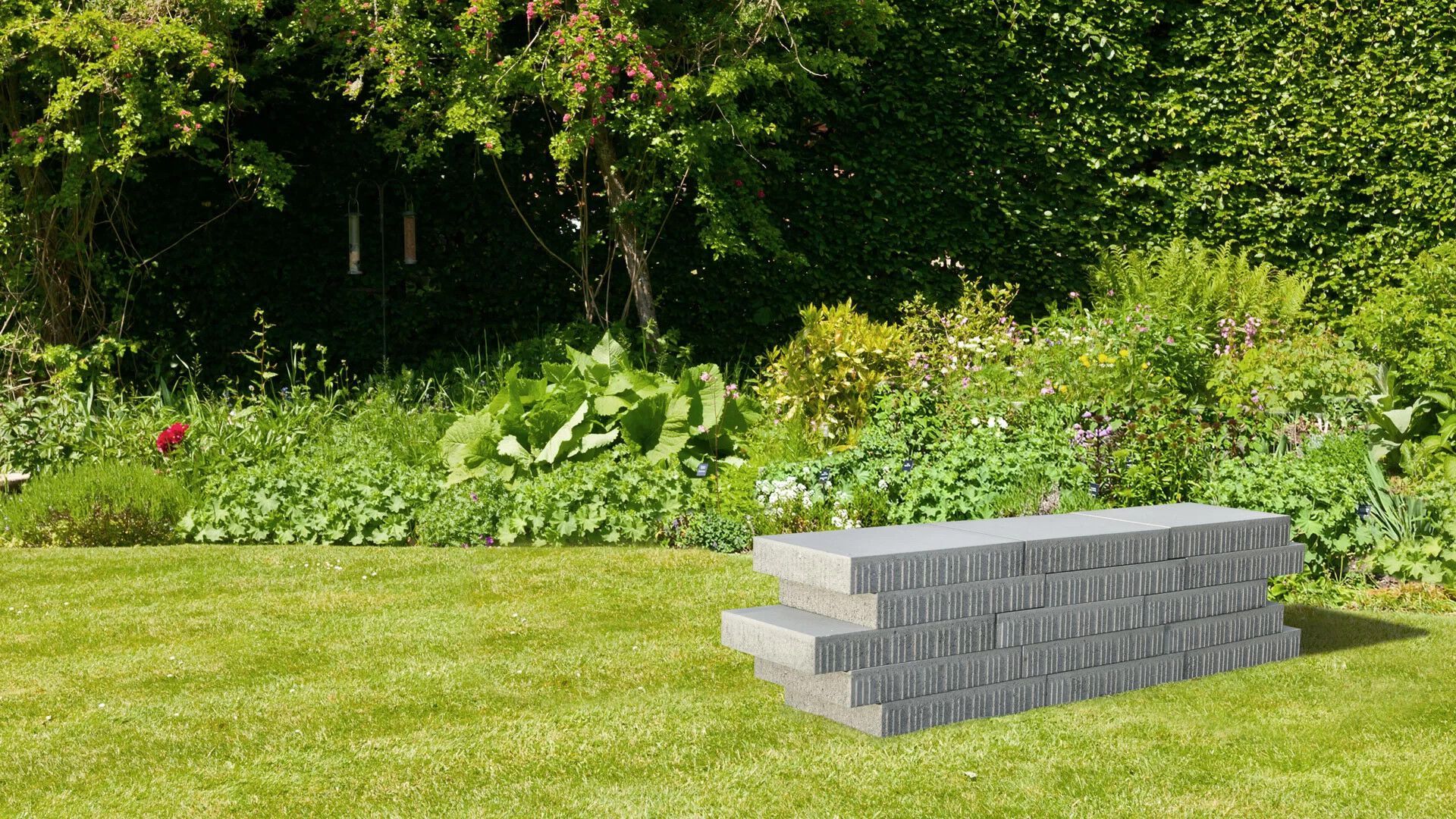 Каменная скамья без спинки Tegolaia Beton ARCH-00085624 - Вид №1