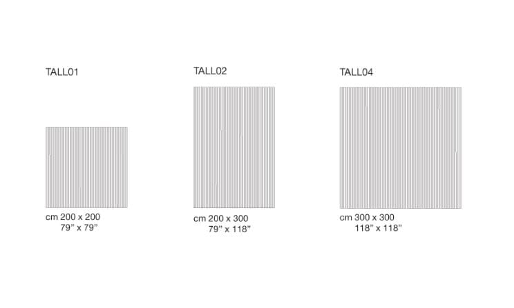 Полосатый шерстяной квадратный ковер Paola Lenti ARCH-00046198 - Вид №2
