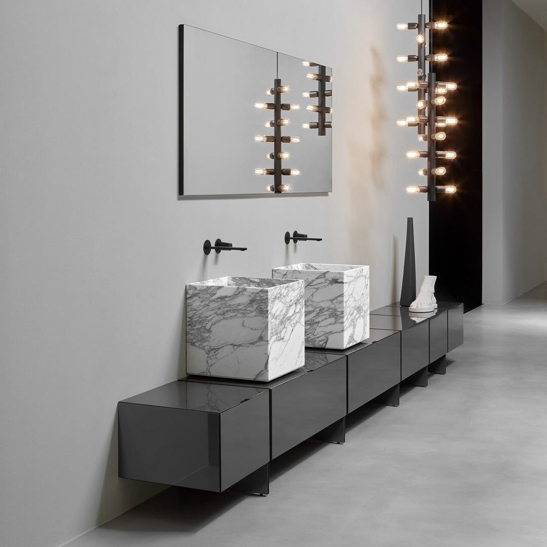 Квадратный умывальник из натурального камня Antoniolupi NABATEI ARCH-00075280